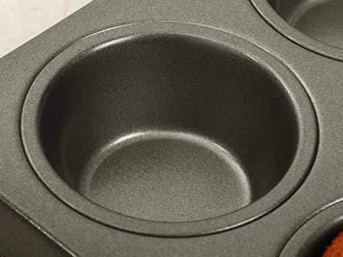 Forma Antiaderente 6 Mini Bolinhos 2 Peças KitchenAid KI635AF Chumbo