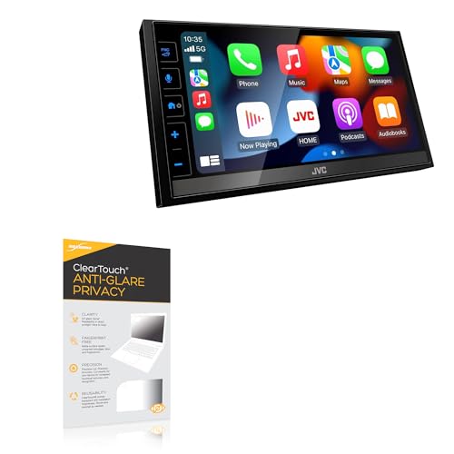 BoxWave Screen Protector Compatible with JVC KW-M785BW (6.8 in) - ClearTouch Anti-Glare Privacy (2-Pack), Privacy Screen Protector Flexible Film Anti-Glare