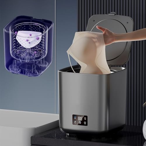Lavadora Automática De 10L, Mini Lavadora Portátil Con Desagüe, Limpieza Inteligente Totalmente Automática, Ajuste De 4 Velocidades, Control Táctil LCD, Para Viajes Y Hogar Lavadora Automática De 10L, Mini Lavadora Portátil Con Desagüe, Limpieza Inteligente Totalmente Automática, Ajuste De 4 Velocidades, Control Táctil LCD, Para Viajes Y Hogar