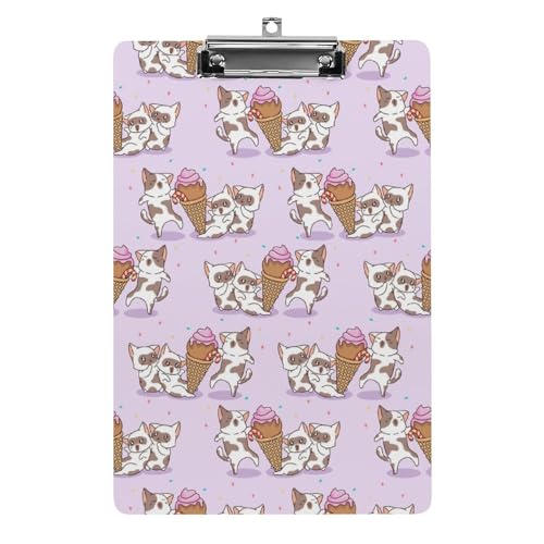クリップボード A4 縦型 かわいい 可愛い ネコ 猫 ファイルボード 壁掛け 画板 書きやすい お会計ボード て持ち運びやす 文書整理 文房具 会議パッド 事務用品 メモ 学校 家庭用バインダー