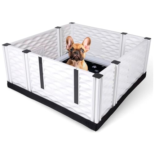 Image of EZwhelp EZclassic Dog Whelping Box - Washable Pee Pad, Medium 38 inchx38 inchx28 inch