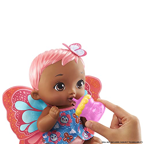 My Garden Baby HBH45 - Schmetterlings-Flügel Babytragesitz und Wechseltasche (27 cm) mit 5 Zubehörteilen, Spielzeug ab 3 Jahren – Bild 5