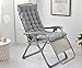 Produktbild BANNAB Gartenliege Kissen Patio Dick gepolsterte Stuhl Matratze Lounge Stuhl Pad Hohe Rückenlehne Sitzbezug Für Indoor Outdoor Recliner Relaxer