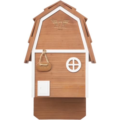 Image of WildYard Bat Barn Junior - 2 Chamber, Brown Cedar, Up to 50 Bats