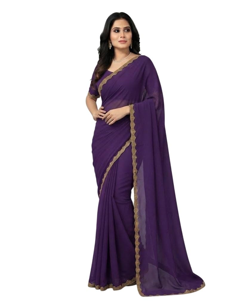 julee Women's Rangoli Silk Solid Saree Milan Saree-ABC-picture-6