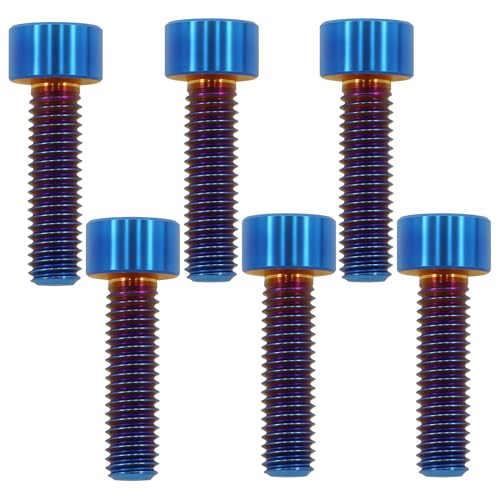 Image of Titanium Bolts M5x18, Burnt Blue, 6PC
