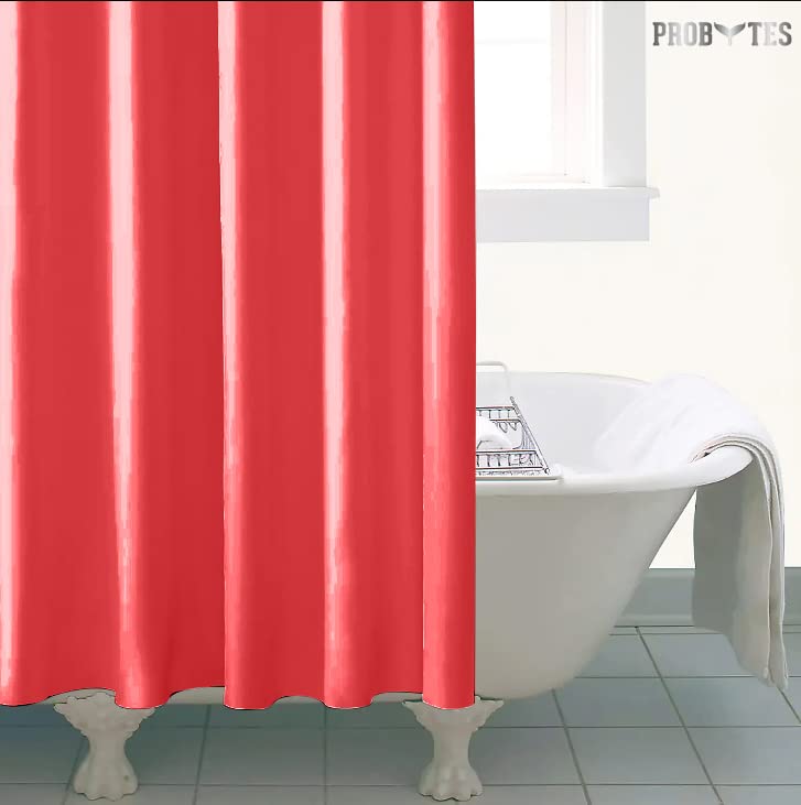 PEVA Shower Curtain - Water Repellent, Mildew Resistant, 180x180cm, 71x71inch, Rail Hooks, Ultra-Thin, Feather Light, Wet Rooms, Shower, Bath, Plain Solid Vibrant Colours, Style, Dcor and Designer - Image 3