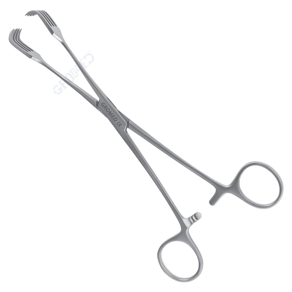 Gromed Braun Uterine Tenaculum Forceps/Schroeder Vulsellum Tenacullum Forcep 4x4 Prongs (Pointed), 10"/25cm - SS Gynec Surgical Instruments (B0D76RH7W2) Amazon Price History, Amazon Price Tracker