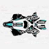 Black Cyan Rise Racing Graphic Kit fits Suzuki Drz400 Drz 400 Drz400sm 400sm