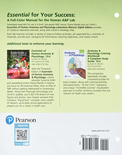Essentials of Human Anatomy & Physiology Laboratory Manual - Image 2