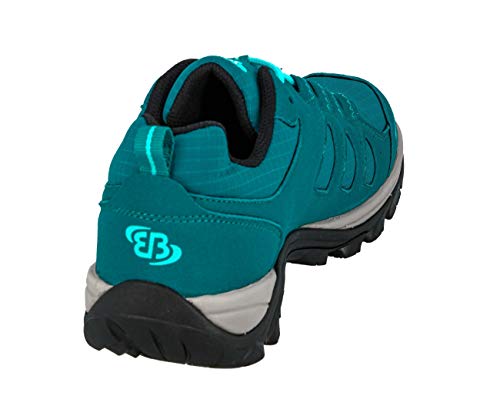 Brütting MOUNT FRAKES LOW Damen Trekking- & Wanderhalbschuhe, Petrol/ Blau, 42 EU