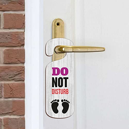Image of KREEPO Do Not Disturb MDF Door Sign Hanger Size(24cm x 8.5cm) kr45