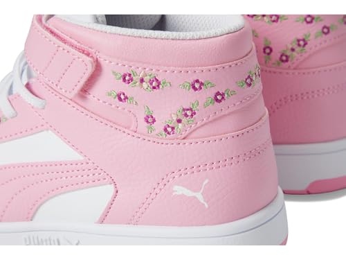Image of PUMA Kids' Rebound Layup Mid Hook and Loop Sneakers