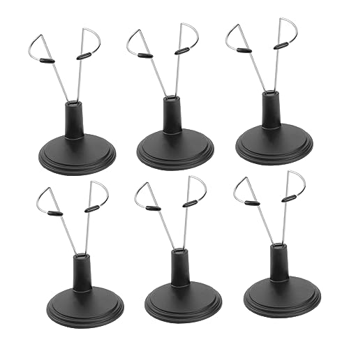 ORFOFE 3sets 15cm Doll Storage Rack Fashion Doll Stand Portable Display Sturdy PVC Toy Model Bracket Home Store Decor 6pcs*3