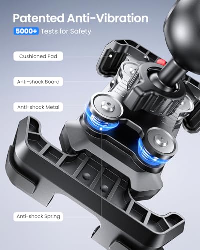 LOXP Anti-Shake Motorcycle Phone Mount