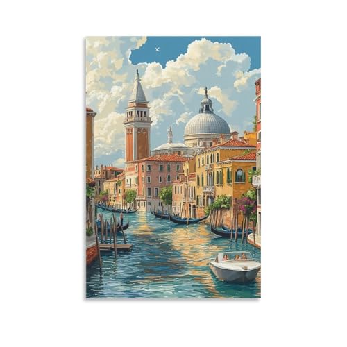Tableau sur toile Venise pour une décoration murale pleine de souvenirs 50x75