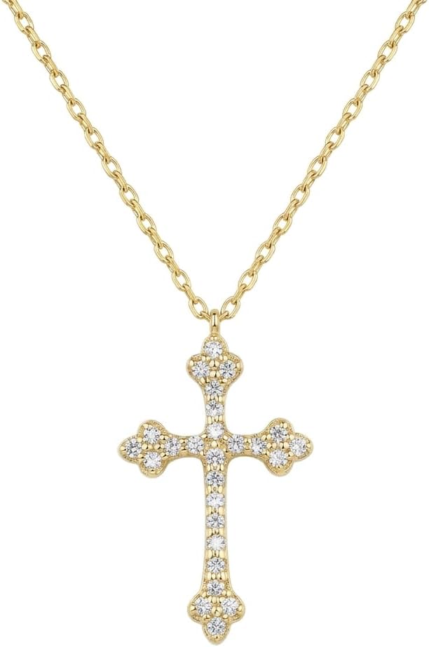 Gelin Real Diamond Cross Faith Necklace