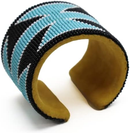 Lavivia Beaded Cuff Bracelet. Native American Style Handmade Seed Beads Cuff Bracelet Suitable For Different Occasions & Gifting