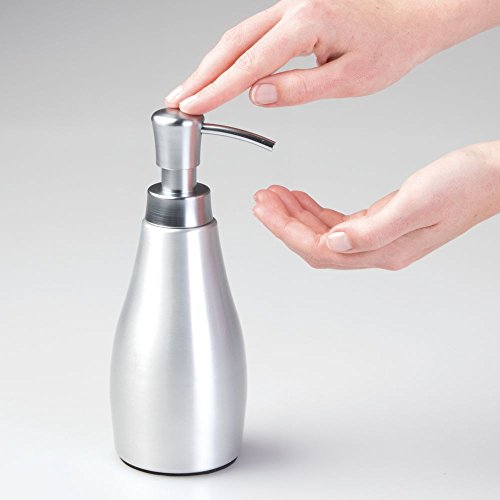 Idesign Interdesign Rustproof Alumina Soap Dispenser Pump For Kitchen, Bathroom Vanities-Brushed #TOP5
