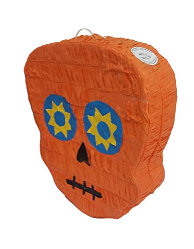 Traditional Day of the Dead Pinata | Sugar Skull â€œ Dia de Muertos â€œ PiÃ±ata | Mexican Calavera Decoration | Halloween Catrina Party Celebration | Cinco de Mayo Fiesta Supplies | Assorted Color