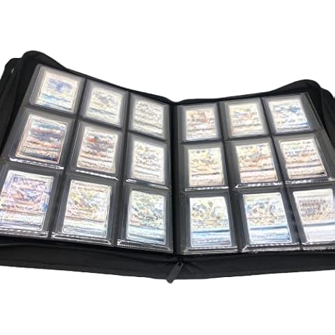 Platin Benters Protection Toploader Sammelalbum 9-Pocket Zippered Binder Cover