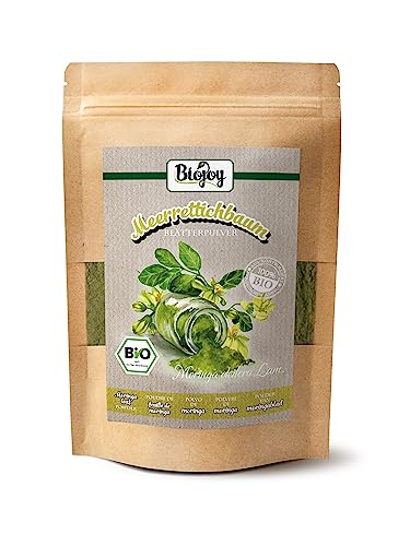 Biojoy Moringa en Polvo Ecológica (250 g), Hojas de Moringa molida, ideal para Té (Moringa oleifera Lam.)