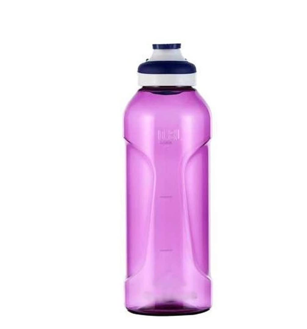 Botella de Agua Botella de Agua de la Taza de Agua con la Paja, la Taza de Agua de los Deportes for la Aptitud, el Gimnasio, el Camping Botella Agua (Color : Purple, Size : 800ml)