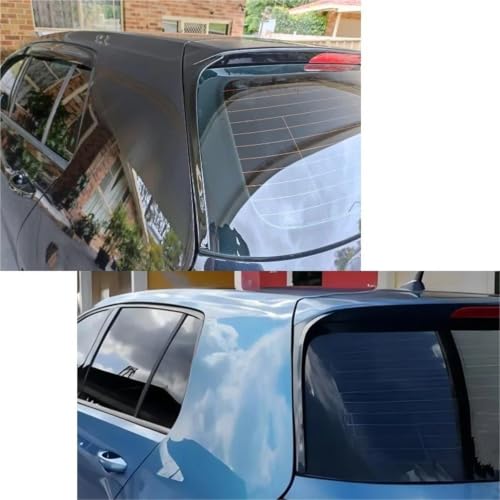 Alerón lateral negro de ventana trasera para Golf 7 GT acabado premium 5