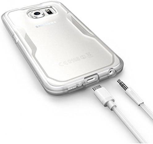 SUPCASE Unicorn Beetle Series Premium Hybrid Protective Clear Case for Samsung Galaxy S6, Retail Package (Frost Clear / Clear)