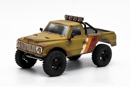 Image of furitek FX118 Fury Wagon Ultimate Upgrade Kit Scale 1 /18 RC Crawler RTR - Remote Control Car, RC Crawlers with High-End Upgrades Ready to Install for Adults (Yellow (TT-0022-1))