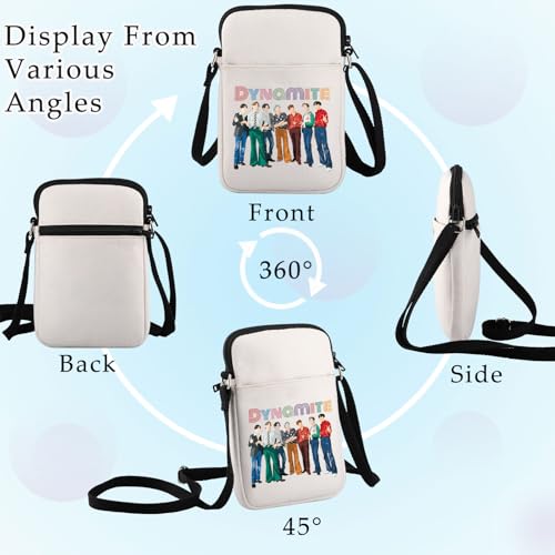 BWWKTOP Group Army Crossbody Bag Song Lyrics Inspired Gift Korean Music Group Shoulder Bag3