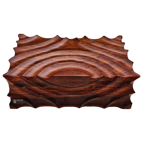 Image of Wooden Box| Jewellery Box| Decorative Case| Kit| Vanity| Organiser For Women, Necklaces, cash, gold (10X6 Inches, Power Crowning)