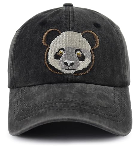 Panda Gifts for Women Men Adjustable Embroidered Cute Panda Hat Christmas Birthday Gifts for Wild Animal Lovers Young