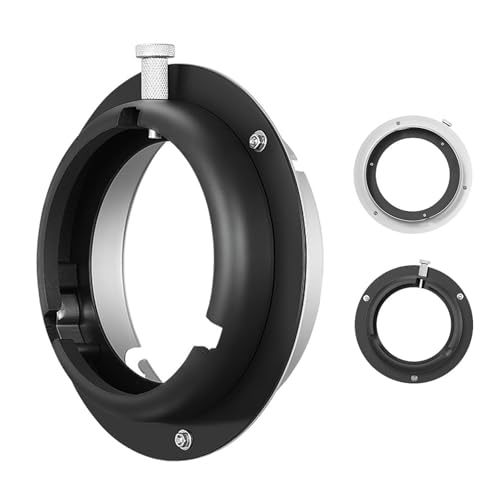 Jorixxy Elinchrom to Bowens Mount Speedring Converter Adapter Ring for Softbox, Beauty Dish, Studio Flash Strobe, and Monolight - Professional Photography Accessory