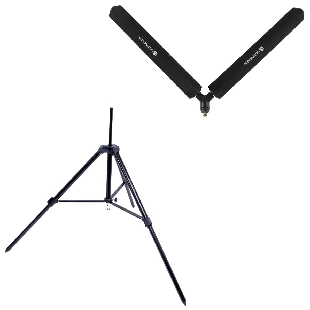 Ultimate Tripode Regolabile Con Supporto EVA V-Roller 3" - Poggia Canne Da Pesca