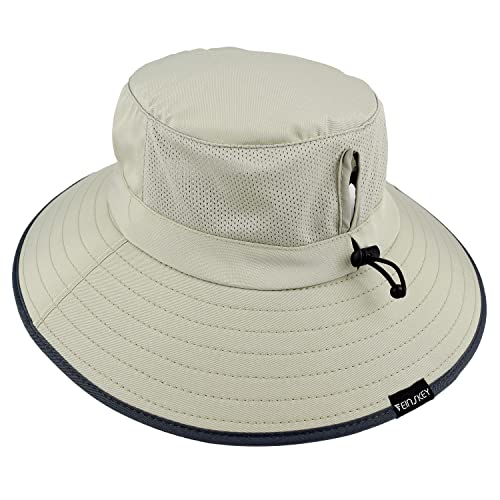 Einskey Sun Hat For Men/Women, Waterproof Wide Brim Bucket Hat Foldable Boonie Hat For Fishing Hiking Garden Safari Beach #TOP7