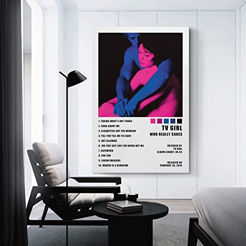 Tv Girl Posters Who Really Cares Album Cover Posters Canvas Art Poster And Wall Art Picture Print Modern Family Bedroom Decor Posters 12X18Inch(30X45Cm) #TOP2