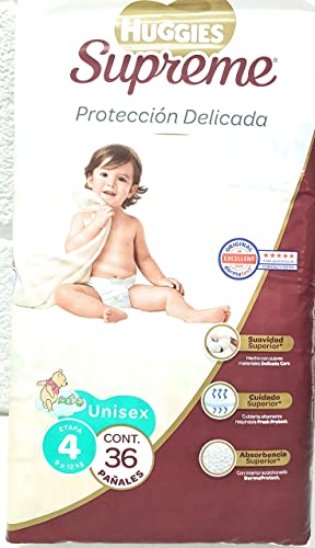 Opiniones de Pañales huggies supreme etapa 4 , listamos los 10 mejores. 4