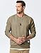 JMIERR Men's Crewneck Sweatshirt Casual Long Sleeve Geometric Texture Sweatshirts Fashion Fall Winter Pullover Shirts, US46(XL), 02 Khaki