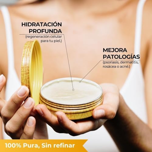 AOKlabs - Afrykańskie złoto | NIEWYRAŻONE, CZYSTE, EKOLOGICZNE | 100% naturalne masło shea | NAWILŻAJĄCE I REGENERACYJNE | Kompleksowa pielęgnacja skóry | TWARZ I WŁOSY | (200 ml (2 sztuki)