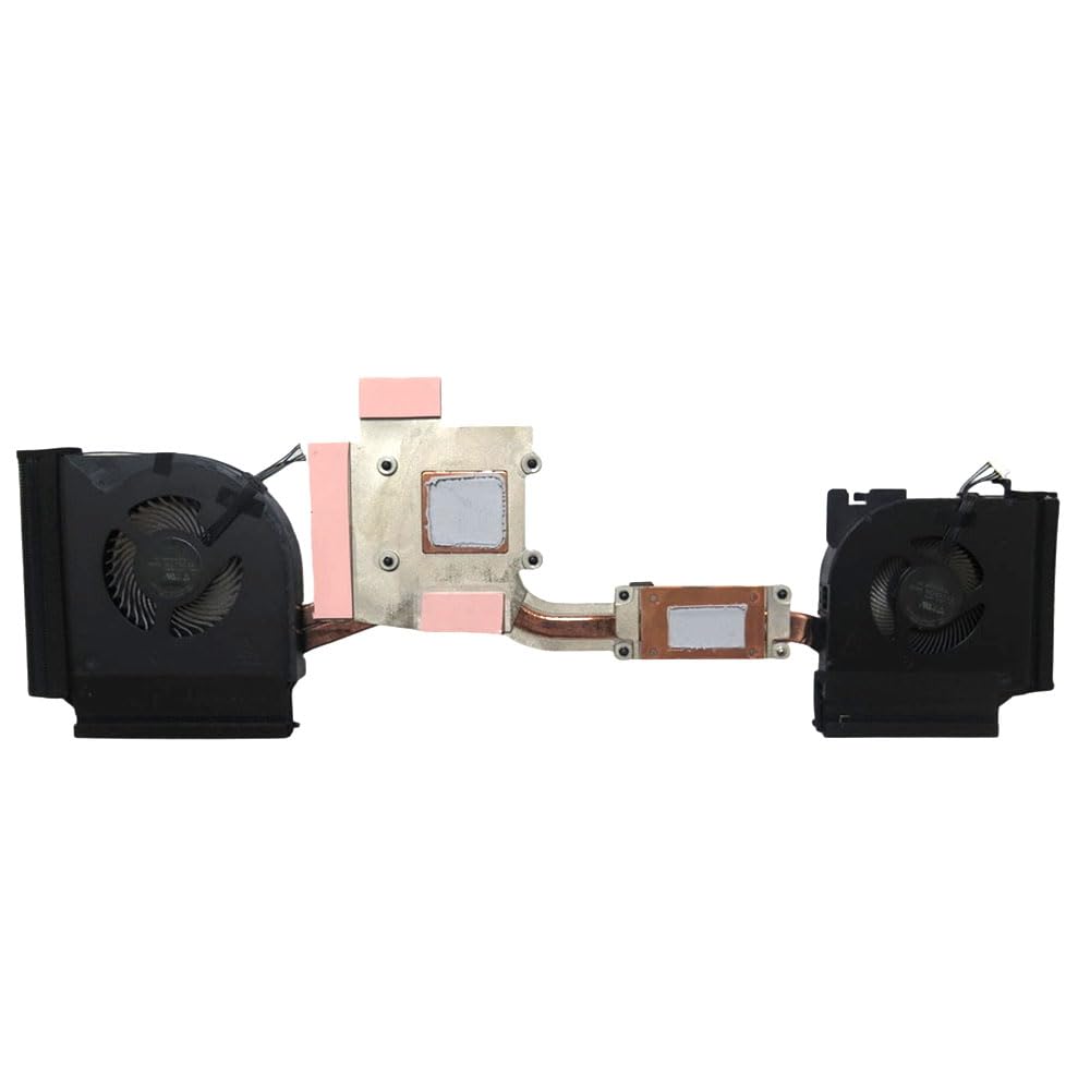 FRUPART Suitable for Lenovo for ThinkPad P53 20QN 20QQ 02DM014 NH1 N19E for Delta Manufacturers Laptop Heatsink&Fan