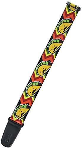 Buckle-down Sangle de guitare 34-60″ Taco Man - Les Beatles, Paul McCartney, John Lennon, RIngo Starr, George Harrison Buckle-down Sangle de guitare 34-60" Taco Man