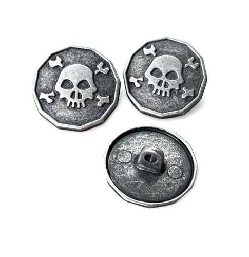 Dimensioni perfette: diametro 15 mm (maniche, gilet) o 20 mm (blazer frontale), con occhiello sul retro