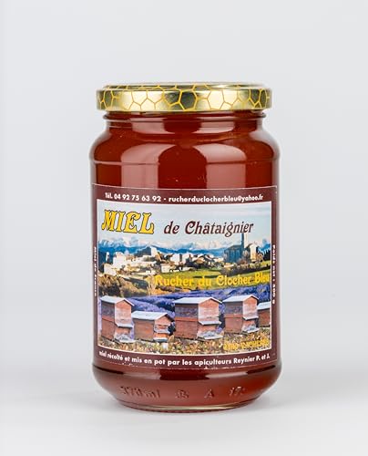 500g miel de châtaignier des Alpes - Miel de France direct...