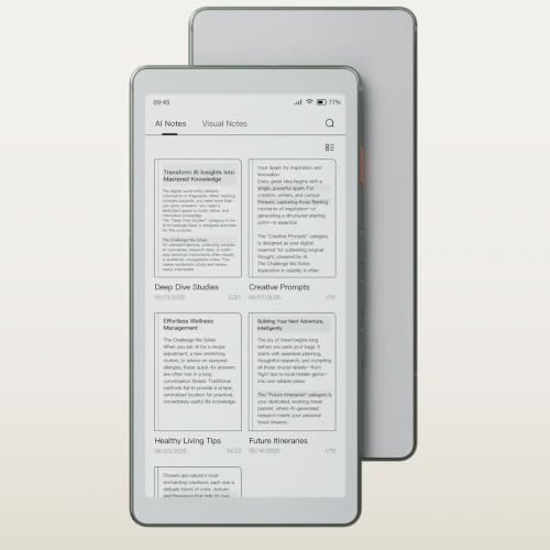 Image of Viwoods Ai Paper Reader 6.13 inch Carta 1300 E-Ink Electronic Ink Display 4G / Wi-Fi 2.4G & 5.0G / BT 5.0 (White)