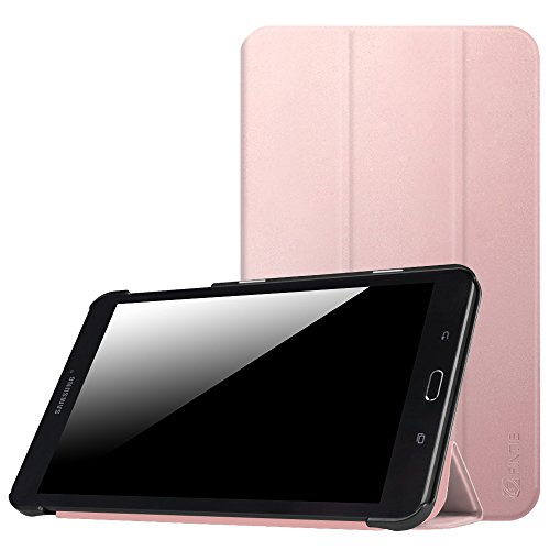 Fintie Slim Shell Case for Samsung Galaxy Tab E 8.0, Super Slim Lightweight Standing Cover for Samsung Galaxy Tab E 32GB SM-T378 / Tab E 8.0-Inch SM-T375 / SM-T377 Tablet, Rose Gold