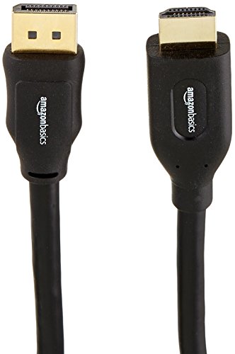 AmazonBasics - Cavo DisplayPort/HDMI, 7.6 metri