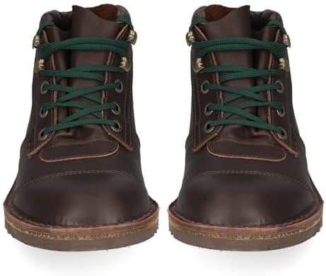JIM GREEN Men's African Ranger Boots Lace-Up Water Resistant Full Grain Leather Work or Hiking Boot