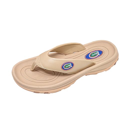 ZORIZ Collegiate Series Golf Sandal Tan, Florida 8