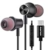 USB C Headphone XINLIANG USB C Earbuds Type C Headphones Magnetic with Microphone & Volume Control Compatible for…